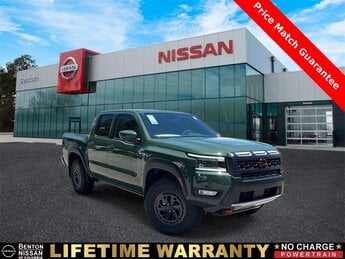 2025 Tactical Green Metallic Nissan Frontier PRO-4X 4 Door 4X4 Automatic 3.8L DI DOHC 24V V6 Engine Truck