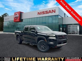 2025 Super Black Nissan Frontier PRO-4X 4X4 3.8L DI DOHC 24V V6 Engine 4 Door Truck Automatic