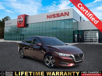 2022 Rosewood Metallic Nissan Sentra SV 2.0L DOHC Engine FWD Automatic (CVT)