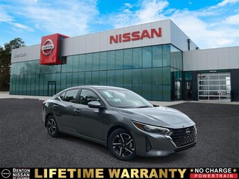 2025 Gun Metallic Nissan Sentra SV 2.0L I4 DOHC Engine Automatic (CVT) Car 4 Door