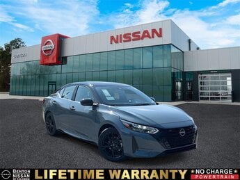 2025 Atlantic Gray Metallic/Super Black Nissan Sentra SR Automatic (CVT) Car 4 Door 2.0L I4 DOHC Engine
