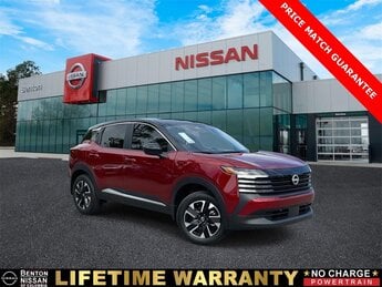 2025 Scarlet Ember Tintcoat/Super Black Nissan Kicks SV Automatic (CVT) AWD 2.0L DOHC Engine