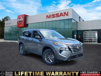 2025 Gun Metallic Nissan Rogue S SUV 4 Door FWD 1.5L DOHC Engine