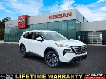 2026 Everest White Pearl Tricoat Nissan Rogue SV Automatic (CVT) SUV FWD 4 Door