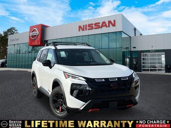 2025 Everest White Pearl Nissan Rogue Rock Creek AWD 4 Door Automatic (CVT) SUV 1.5L DOHC Engine