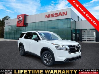 2025 Glacier White Nissan Pathfinder S Automatic SUV 4X4 4 Door 3.5L V6 DOHC Engine