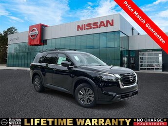 2025 Super Black Nissan Pathfinder SV 4 Door Automatic 3.5L V6 DOHC Engine FWD