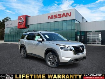 2025 Brilliant Silver Metallic Nissan Pathfinder SV Automatic 4 Door SUV FWD 3.5L V6 DOHC Engine