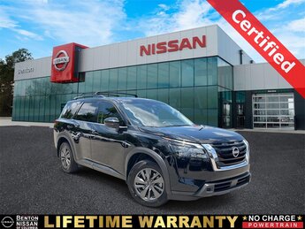 2024 Super Black Nissan Pathfinder SV Automatic 4 Door FWD SUV 3.5L V6 DOHC Engine