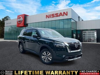 2025 Obsidian Green Pearl Nissan Pathfinder SL Automatic 3.5L V6 DOHC Engine 4 Door