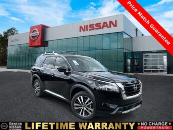 2025 Super Black Nissan Pathfinder Platinum SUV 3.5L V6 DOHC Engine Automatic