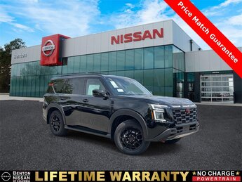 2025 Super Black Nissan Armada PRO-4X 3.5L DOHC Engine SUV Automatic 4 Door 4X4