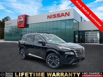 2025 Super Black Nissan Rogue Platinum 4 Door 1.5L DOHC Engine Automatic (CVT) FWD