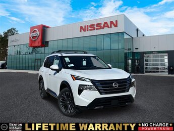 2025 Everest White Pearl Nissan Rogue Platinum Automatic (CVT) 4 Door 1.5L DOHC Engine FWD SUV