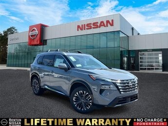 2025 Boulder Gray Pearl Nissan Rogue Platinum SUV Automatic (CVT) 1.5L DOHC Engine FWD 4 Door