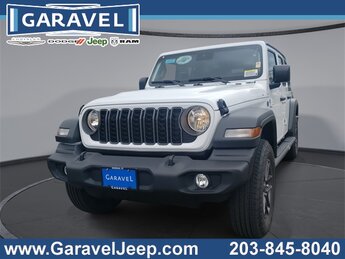 2025 Bright White Clearcoat Jeep Wrangler Sport S 4X4 4 Door Automatic