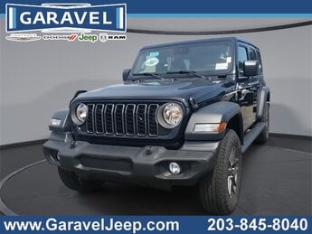 2025 Black Clearcoat Jeep Wrangler Sport S 3.6L V6 24V VVT Engine SUV 4X4 Automatic