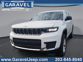 2025 Bright White Clearcoat Jeep Grand Cherokee L Laredo SUV 4 Door 3.6L V6 24V VVT Engine 4X4 Automatic
