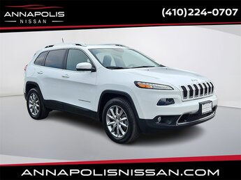 2018 Bright White Clearcoat Jeep Cherokee Limited 2.4L I4 MultiAir Engine 4X4 Automatic 4 Door SUV