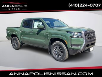 2025 Tactical Green Metallic Nissan Frontier SV 3.8L DI DOHC 24V V6 Engine 4X4 4 Door Automatic Truck