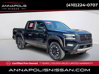 2022 Super Black Nissan Frontier PRO-4X Truck 3.8L DI DOHC 24V V6 Engine Automatic 4 Door 4X4