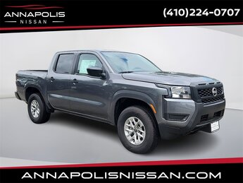 2025 Gun Metallic Nissan Frontier S 4 Door 3.8L DI DOHC 24V V6 Engine Truck