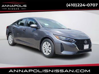 2025 Gun Metallic Nissan Sentra S 2.0L I4 DOHC Engine 4 Door Automatic (CVT) FWD