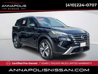 2024 Super Black Nissan Rogue SL 1.5L DOHC Engine AWD SUV 4 Door