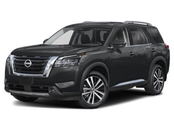 2025 Super Black Nissan Pathfinder Platinum SUV 3.5L V6 DOHC Engine 4 Door 4X4 Automatic