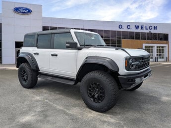 2025 Oxford White Ford Bronco Raptor 4X4 Twin Turbo Premium Unleaded V-6 3.0 L/183 Engine SUV Automatic
