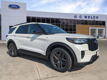 2025 White Metallic Ford Explorer ST-Line 4 Door RWD SUV