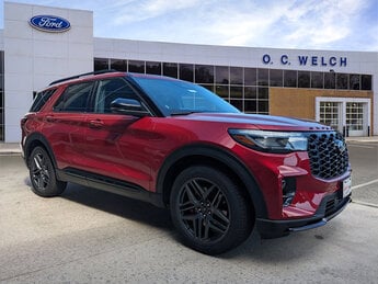 2025 Red Metallic Ford Explorer ST SUV RWD Twin Turbo Premium Unleaded V-6 3.0 L/183 Engine Automatic 4 Door