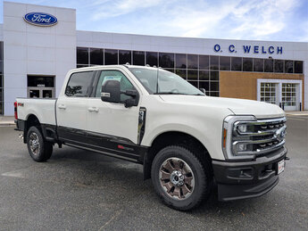 2025 White Ford Super Duty F-250 SRW King Ranch 4 Door Intercooled Turbo Diesel V-8 6.7 L/406 Engine Automatic 4X4 Truck