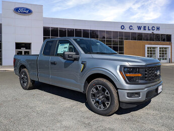 2024 Iconic Silver Metallic Ford F-150 STX Truck Regular Unleaded 2.7 L EcoBoost Engine RWD Automatic 4 Door