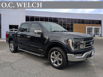 2021 Antimatter Blue Metallic Ford F-150 LARIAT PowerBoost Full-Hybrid V6 3.5 L Engine Truck 4X4 Automatic 4 Door
