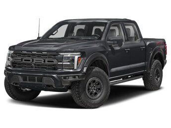 2025 Black Ford F-150 Raptor Automatic 4 Door Truck Ecoboost 3.5L V6 Engine 4X4