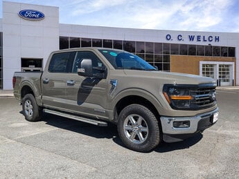 2025 Gray Ford F-150 XLT Automatic 4 Door PowerBoost Full-Hybrid V6 3.5 L Engine 4X4