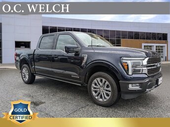 2024 Antimatter Blue Metallic Ford F-150 King Ranch PowerBoost Full-Hybrid V6 3.5 L Engine Automatic 4 Door Truck
