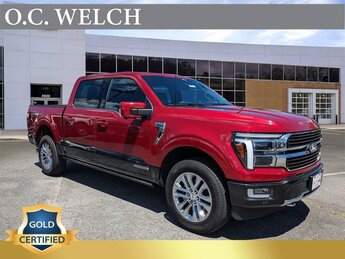 2024 Rapid Red Metallic Tinted Clearcoat Ford F-150 King Ranch Automatic 4X4 Truck