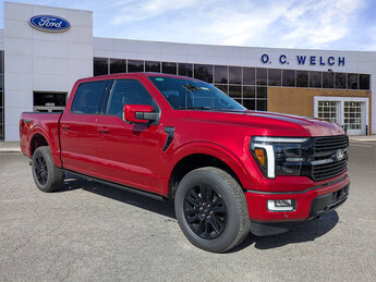 2025 Rapid Red Metallic Tinted Clearcoat Ford F-150 Platinum 4 Door 4X4 Regular Unleaded V6 3.5 L EcoBoost Engine Truck