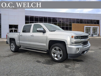 2018 Silver Ice Metallic Chevrolet Silverado 1500 LTZ Automatic 4 Door Truck