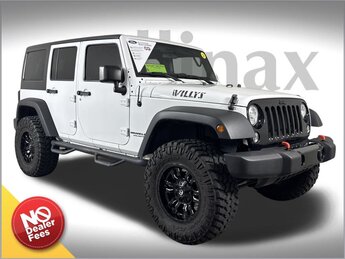 2017 Bright White Clearcoat Jeep Wrangler Unlimited Willys Automatic 4X4 4 Door