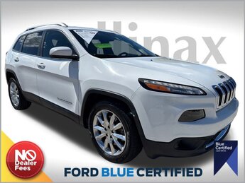 2016 Bright White Clearcoat Jeep Cherokee Limited SUV FWD 2.4L I4 MultiAir Engine