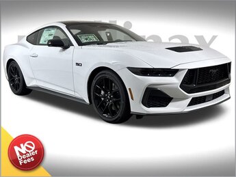 2025 Oxford White Ford Mustang GT Premium Automatic 5.0L V8 Ti-VCT Engine RWD 2 Door Car