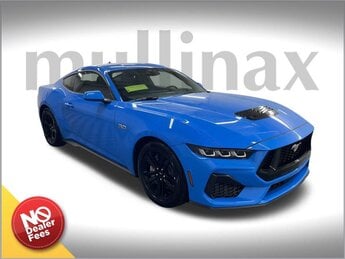 2024 Grabber Blue Metallic Ford Mustang GT Automatic 5.0L V8 Ti-VCT Engine 2 Door RWD