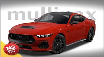 2025 Race Red Ford Mustang GT Premium 5.0L V8 Ti-VCT Engine Automatic 2 Door RWD