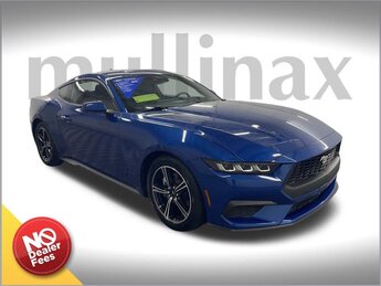 2024 Atlas Blue Metallic Ford Mustang EcoBoost EcoBoost 2.3L I4 GTDi DOHC Turbocharged VCT Engine Automatic Car