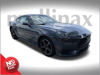 2025 Vapor Blue Metallic Ford Mustang EcoBoost RWD EcoBoost 2.3L I4 GTDi DOHC Turbocharged VCT Engine Car 2 Door Automatic