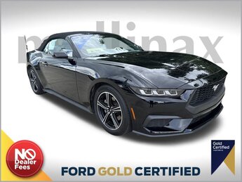 2024 Shadow Black Ford Mustang EcoBoost Premium Convertible EcoBoost 2.3L I4 GTDi DOHC Turbocharged VCT Engine Automatic