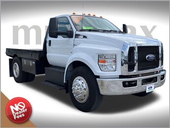 2023 Oxford White Ford Super Duty F-650 Base Automatic Truck 2 Door V8 Engine